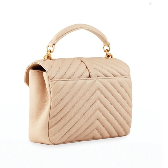 YSL SAINT LAURENT COLLEGE MEDIUM IN QUILTED LEATHER - Picture 3 of 8